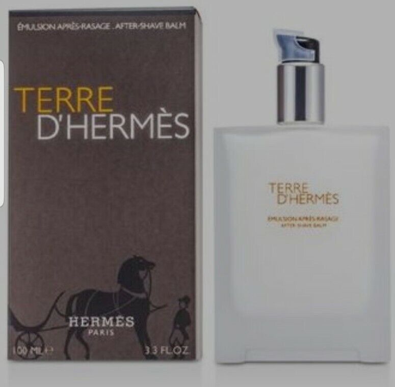 HERMES TERRE D'HERMES AFTER SHAVE BALSAMO 100ML DOPOBARBA  ORIGINALE SIGILLATO