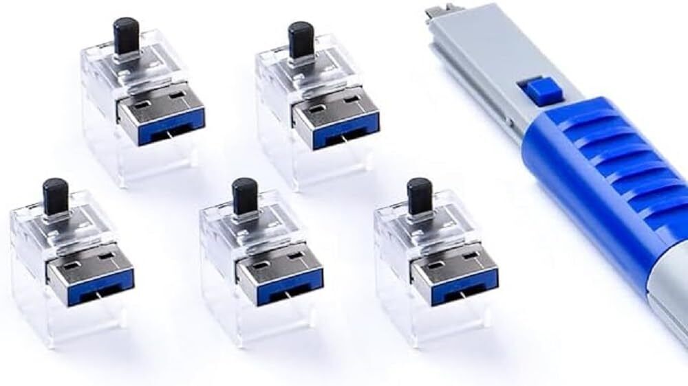 SmartKeeper Basic LAN Cable Lock dunkelblau 5 S NUOVO
