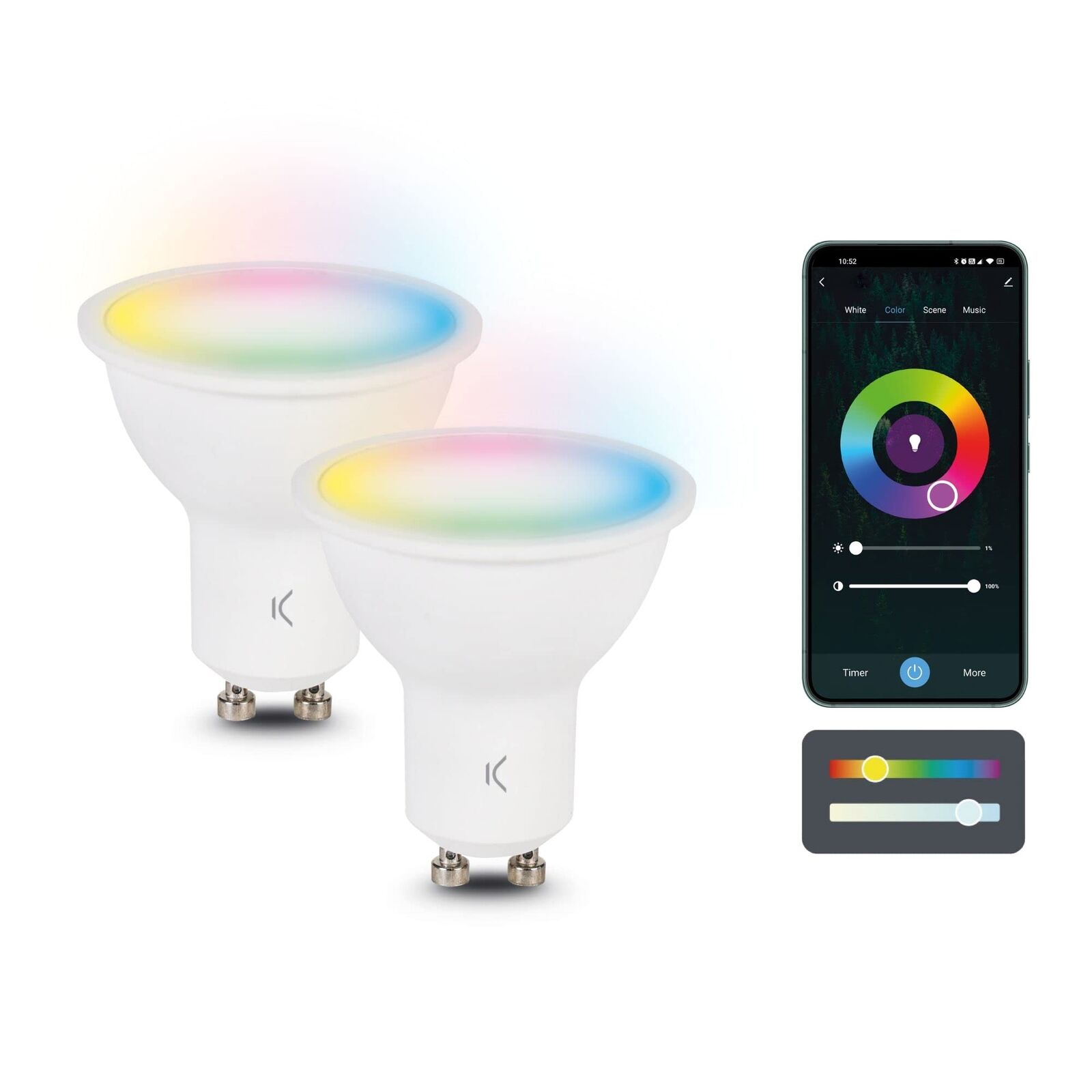Led Lamp Ksix Gu10 5,5 W G NUOVO