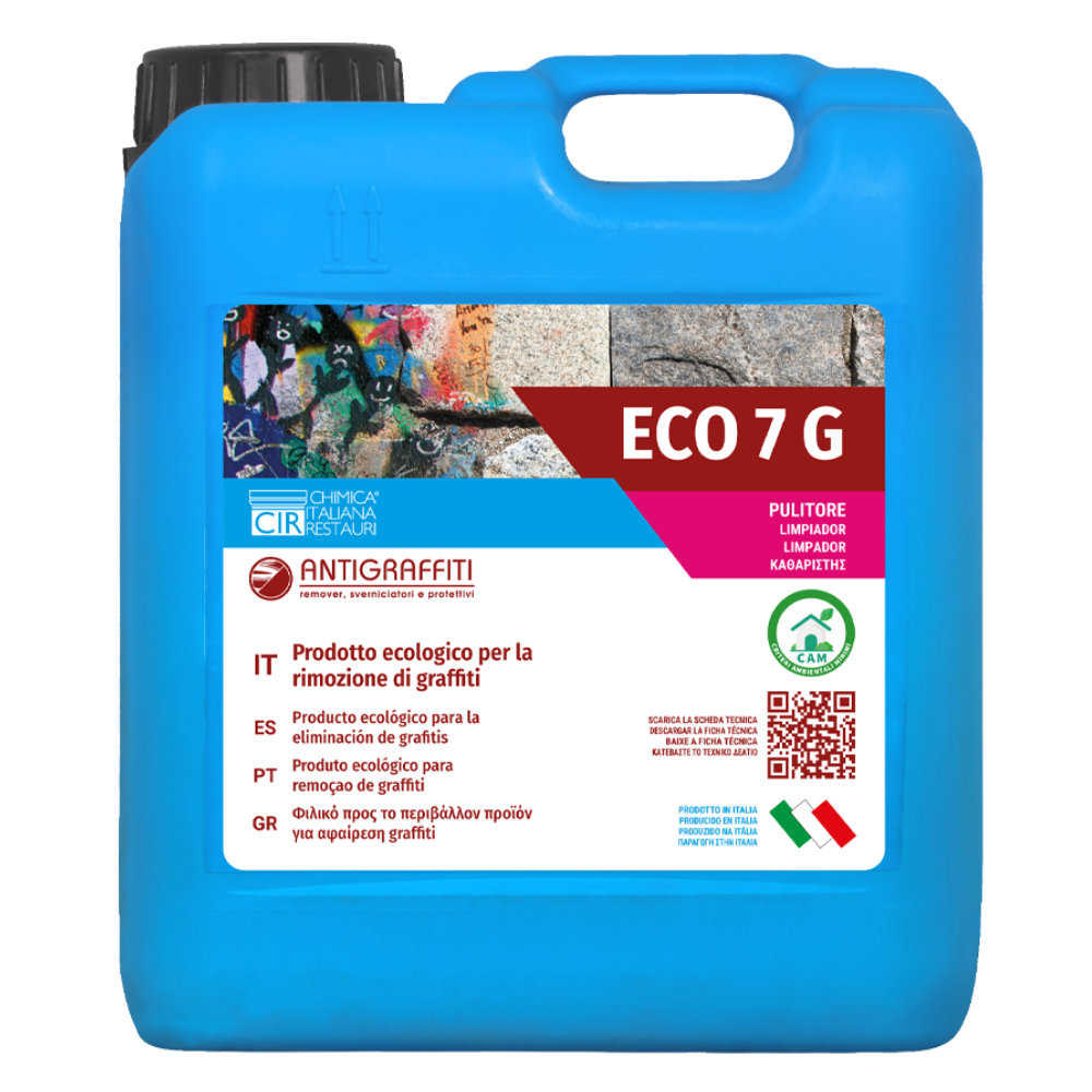 Detergente Ecologico per Rimozione Graffiti Eco 7G da 5 lt