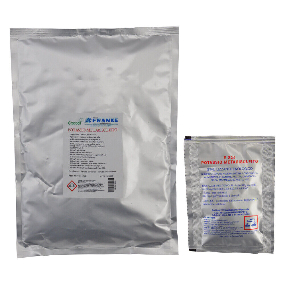 METABISOLFITO DI POTASSIO kg. 1 CHIMICA FRANKE
