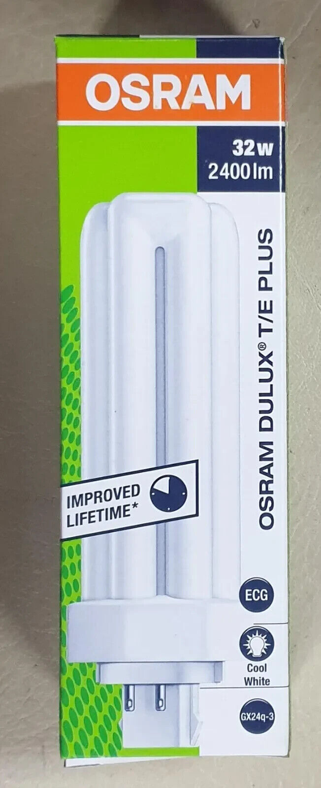 OSRAM GX24Q-3 DULUX T/E PLUS  32 WATT LUCE 840 4000K LUMILUX GX24Q3 32/840 32W