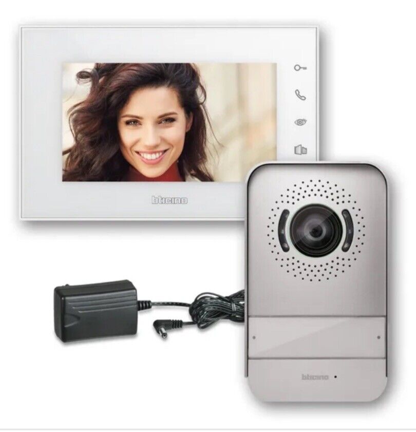 Easykit Videocitofono Monofamiliare WiFi, 2 Fili Espandibile Bifamiliare