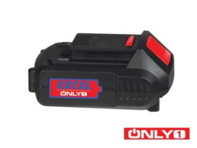 Batteria litio 18v 2ah only1 Excel