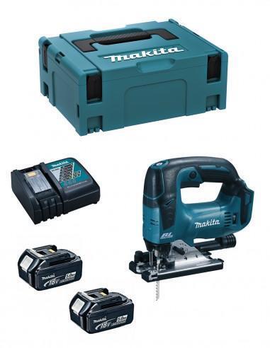 Seghetto Alternativo MAKITA DJV182RTJ (2 x 5,0 Ah + DC18RC + MAKPAC 2)