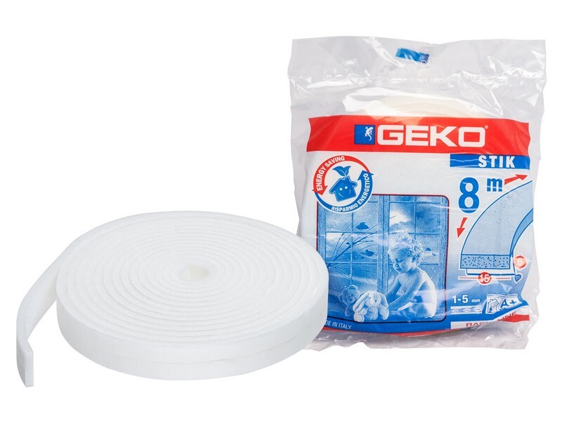 Parafreddo in spugna geko bianco mm. 25 x mt. 8 -