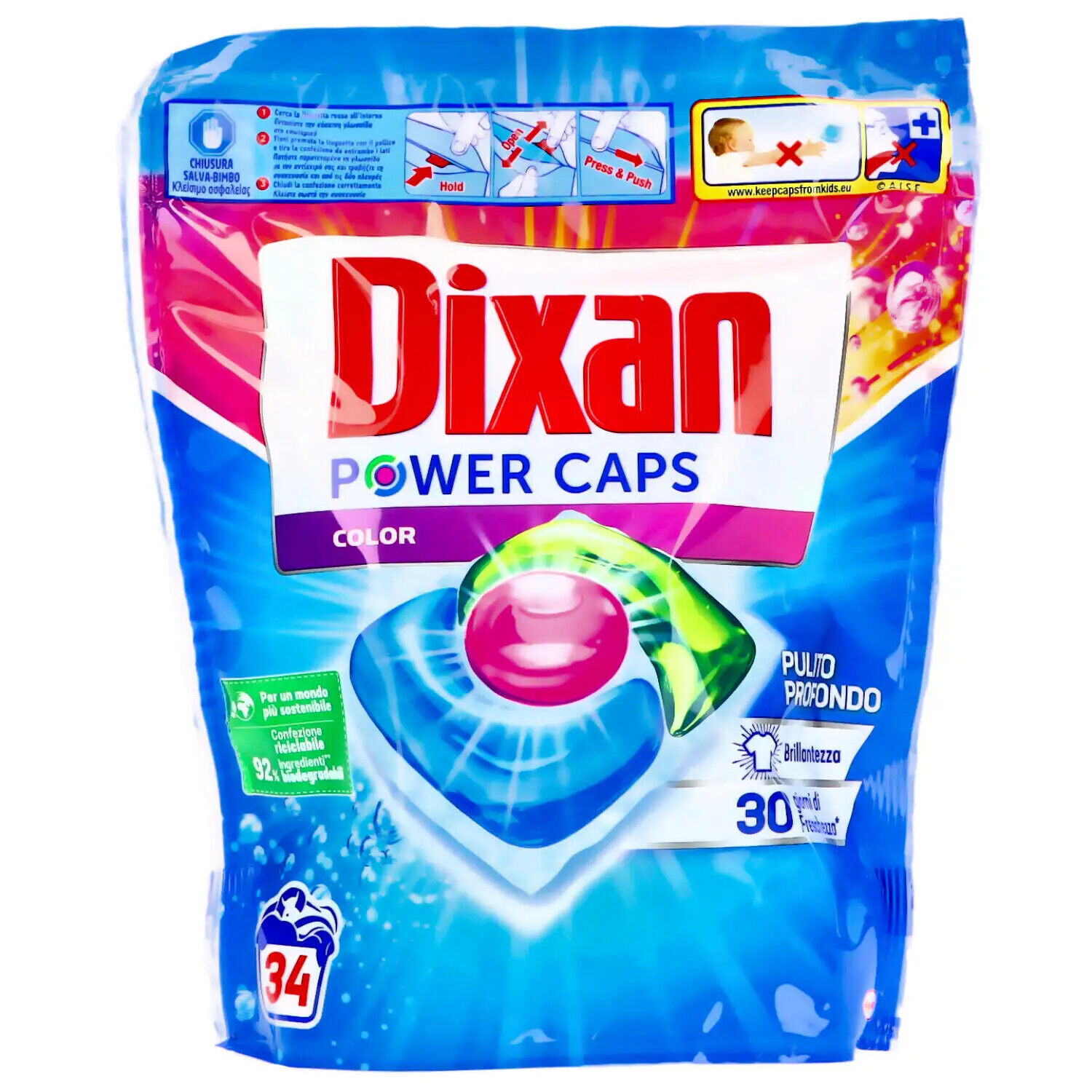 PROMO  DIXAN 34 POWER CAPS COLOR