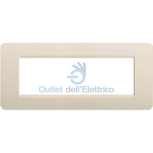 BTICINO MATIX PLACCA 6 POSTI/MODULI AVORIO AM4806LAV PLACCHE MATIX