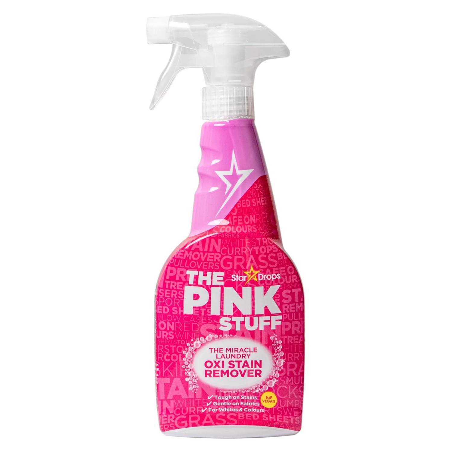 The Star Drops Pink Stuff Miracoloso Smacchiatore Spray Per Tessuti 500 Ml