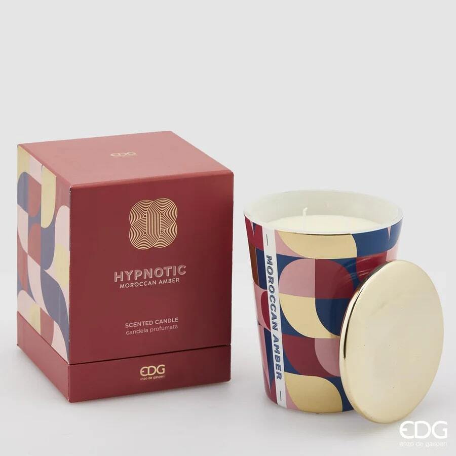 EDG Enzo De Gasperi Candela Hypnotic con Coperchio H12 Moroccan Amber