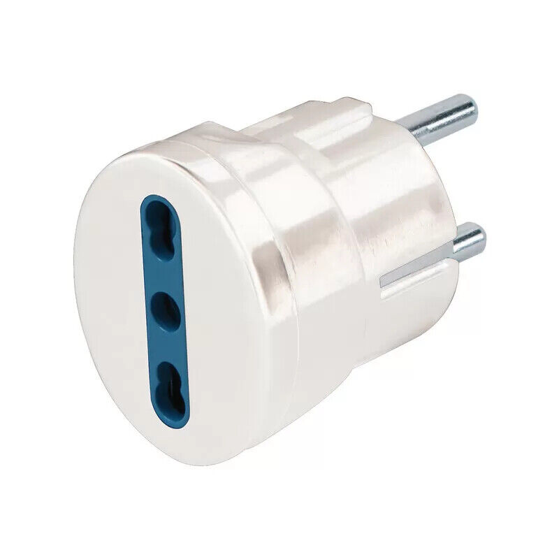Brennenstuhl 1081596412 adattatore schuko bianco