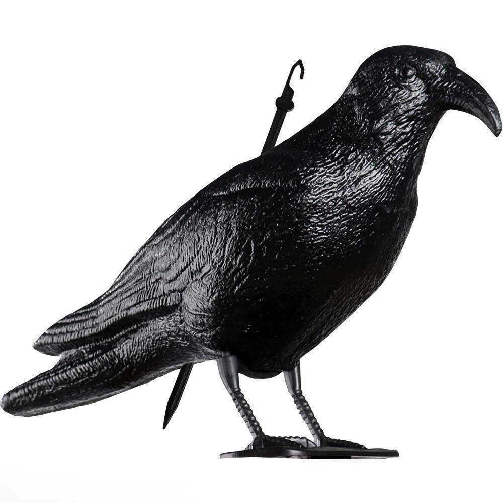 DISSUASORE UCCELLO CORVO 38CM  - DISSUASORI VOLATILI UCCELLI SPAVENTAPASSERI