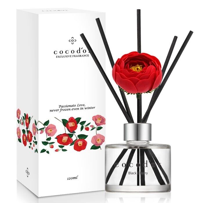 DIFFUSORE A BASTONCINI COCODOR LOVELY PEONY CAMELIA - SPEDIZIONE GRATUITA