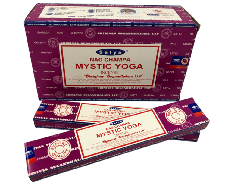INCENSO MYSTIC YOGA SATYA 2 CONFEZIONI DA 15 GRAMMI BASTONCINI INCENSI INDIANI