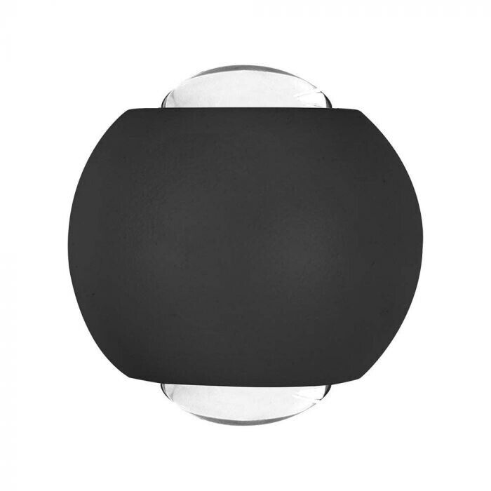 V-TAC VT-2502 Lampada applique LED 2W da parete sferica doppio fascio luminoso 4