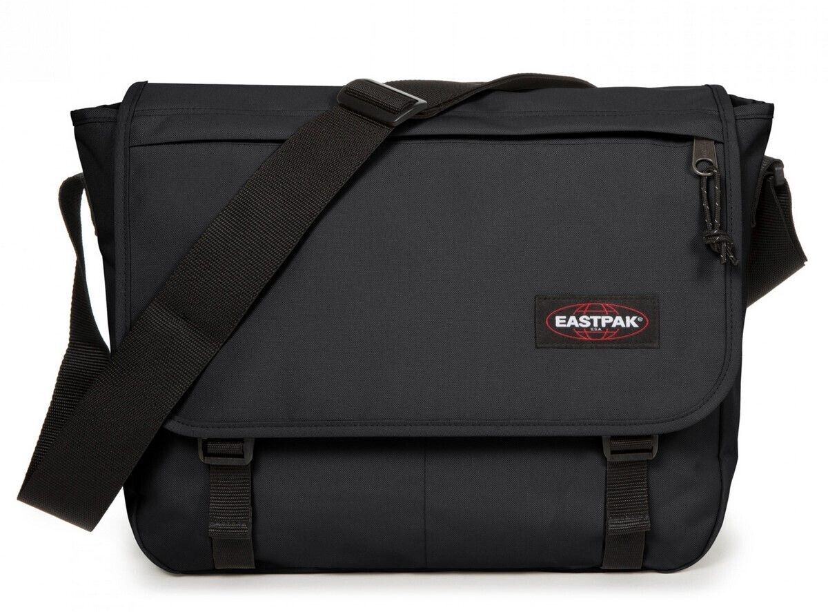TRACOLLA cartella DELEGATE + messenger NERO eastpak BORSA tinta unita