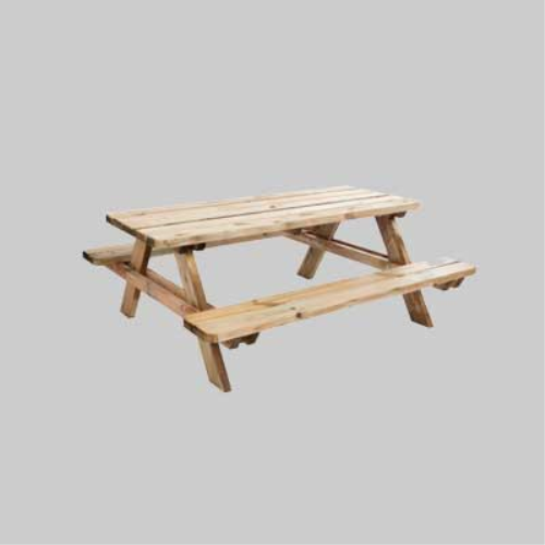 Tavolo da pic nic in legno cm 180x120x70h