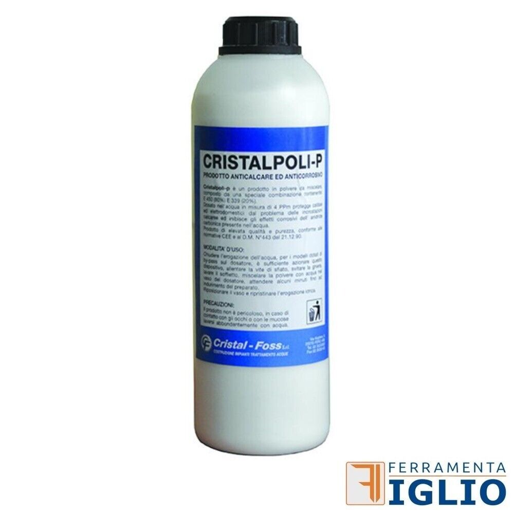 Sali Polifosfati in Polvere Ricarica Filtro Dosatore Anticalcare per Caldaia 1KG