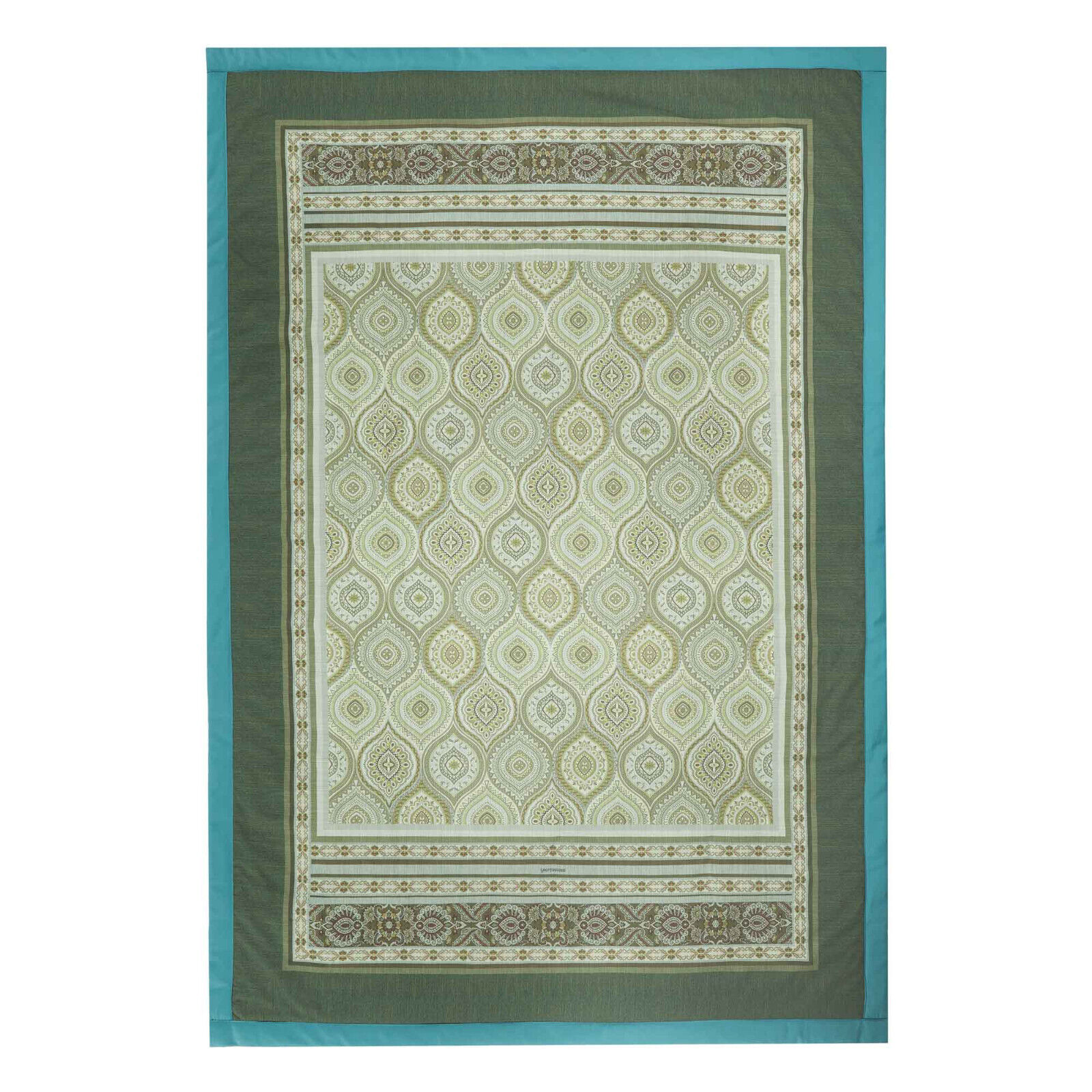 Granfoulard Plaid Imbottito Coperta Puro Cotone Hanbury Verde 135x190 Bassetti