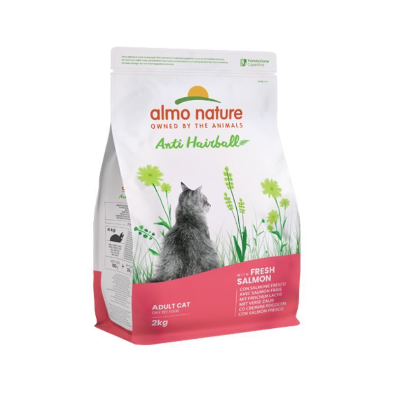 Almo nature cat anti hairball salmone 2kg