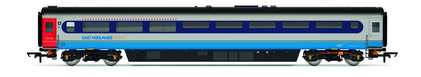 East Midlands MK3 Coach F 40753 TFKB - Era 10. Coach & Coach Packs. (e8w)