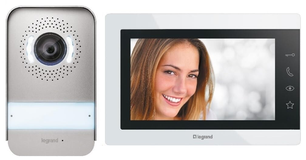 LEGRAND, EASYKIT Essential 367910 - Kit videocitofono a 2 fili, monitor a colori