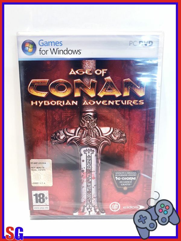 AGE OF CONAN HYBORIAN ADVENTURES GIOCO PER COMPUTER PC PRODOTTO NUOVO SIGILLATO