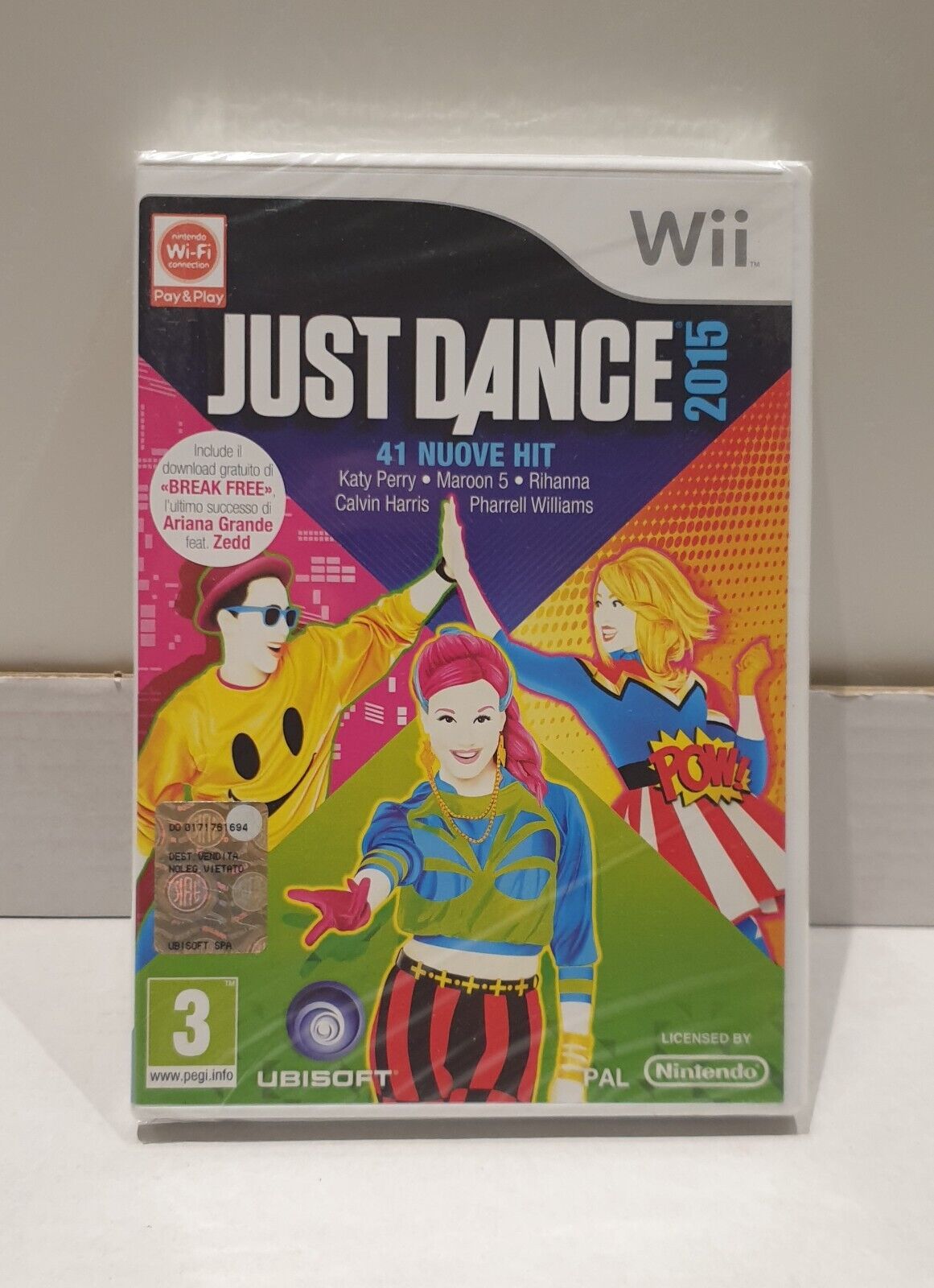 JUST DANCE 2015 WII / WII U - NUOVO SIGILLATO - NEW SEALED