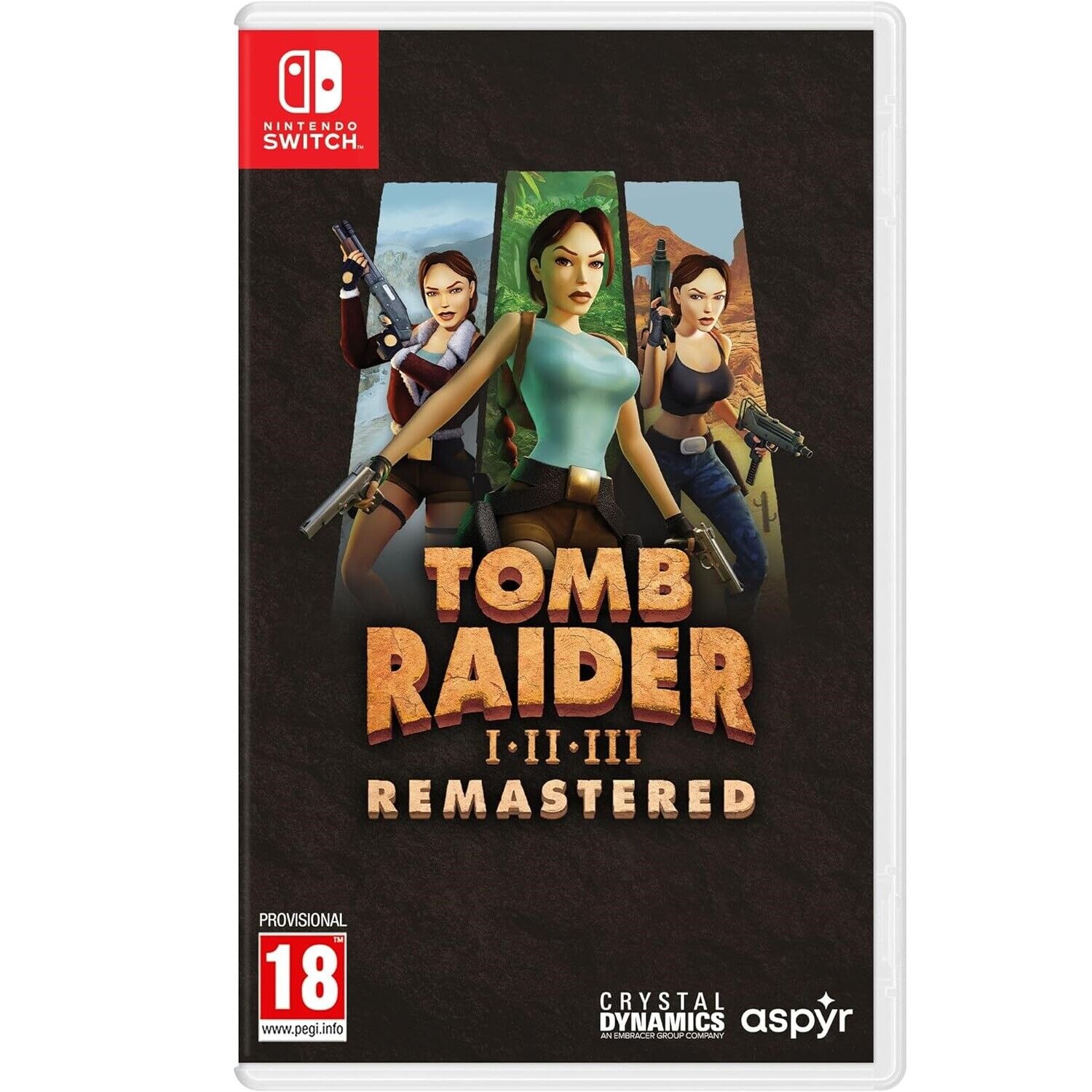 TOMB RAIDER I-III REMASTERED STARRING LARA CROFT NINTENDO SWITCH GIOCO PAL ITA