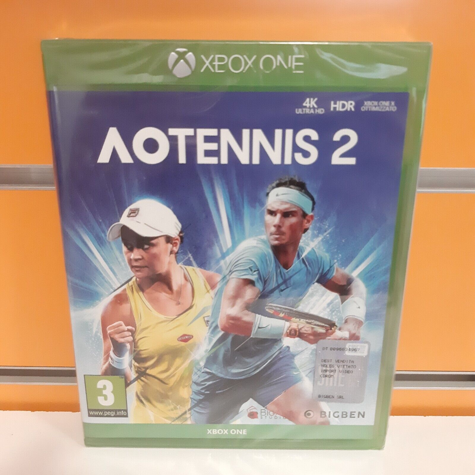 AO Tennis 2 XBOX ONE NUOVO SIGILLATO ITA