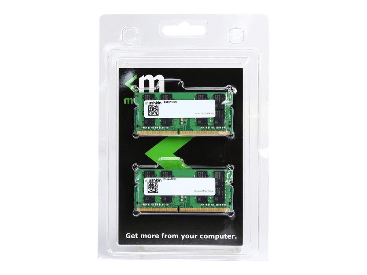 Mushkin Essentials DDR4 kit 32 GB: 2 x 16 GB SO-DIMM 260-pin MES4S293MF16GX2
