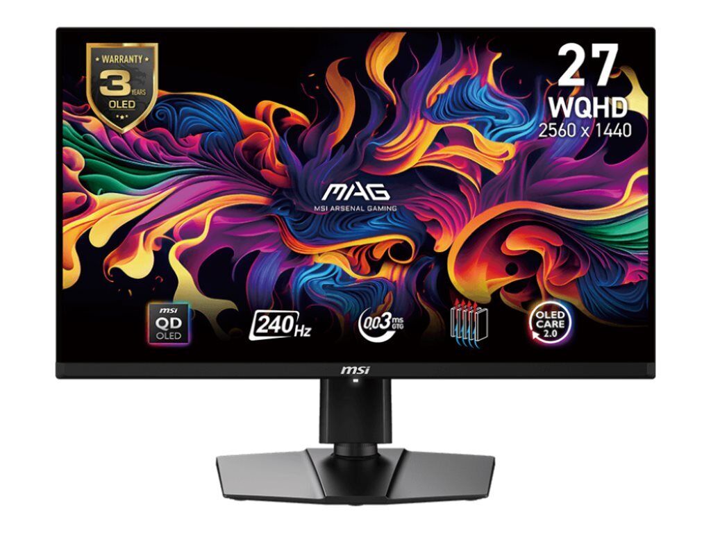 MSI MAG 271QPXDE QD-OLED E2 OLED monitor gaming 27" (26.5" 9S6-3CD89T-011