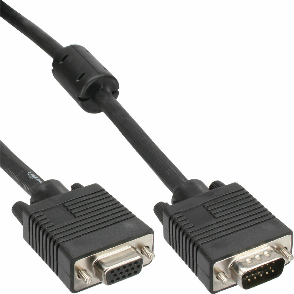 INL InLine® Cavo S-VGA 15poli HD maschio / femmina, 0,3m, ferrite, schermato, n