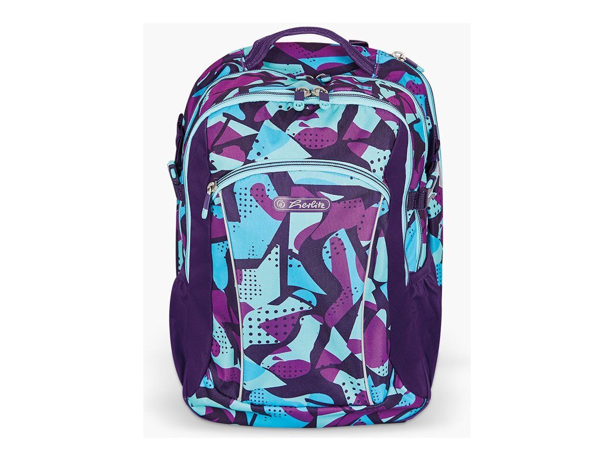 Herlitz Ultimate Rucksack recycled PET purple camo purple camo Backpack 50043033