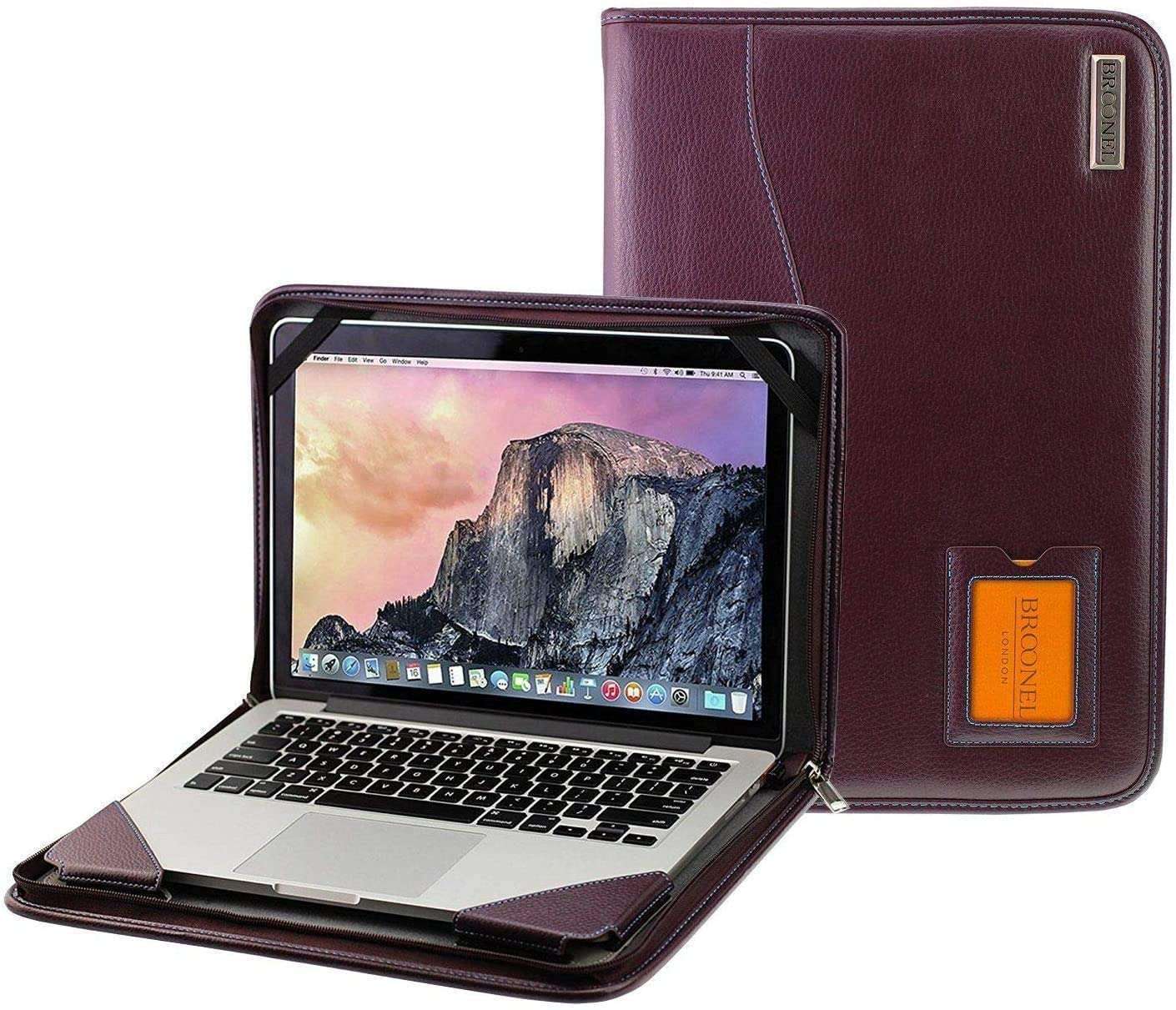 Broonel Purple Leather Case For BMAX 14" Laptop