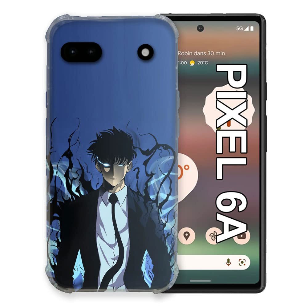 Cover per Google Pixel 6A Manga Solo Leveling Sung Blu (D5X)