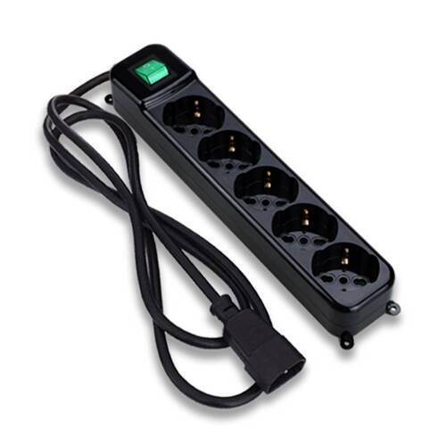 Tecnoware MULTIPRESA POWER CLEANER 5P IEC - 5 USCITE ITALIA/SCHUKO CON SPINA IEC