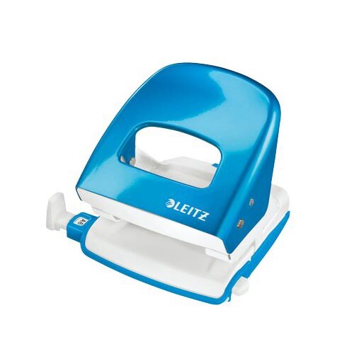 Perforatore a 2 Fori 5008 Nexxt Leitz - 30 Fogli - 50082036 (Azzurro Metallizzat