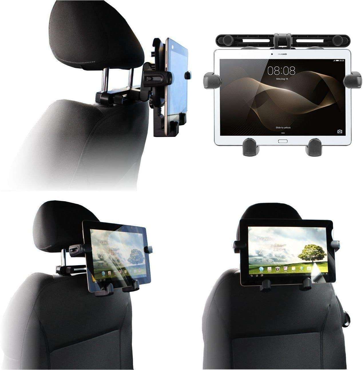 Navitech Portable Tablet Headrest Mount For TECLAST P50 Tablet 11 Inch Tablet