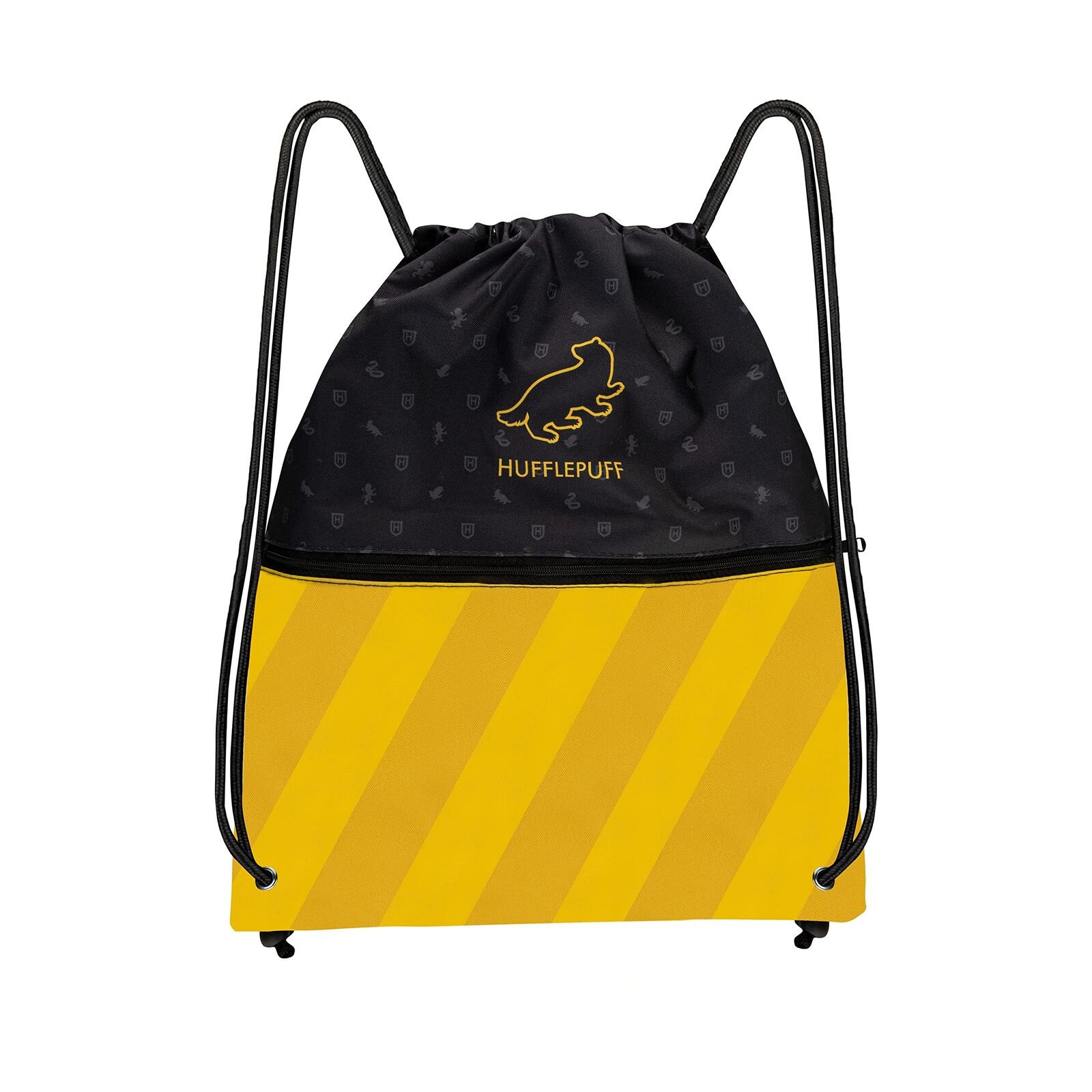 Mochila saco Hufflepuff de algodón y poliester