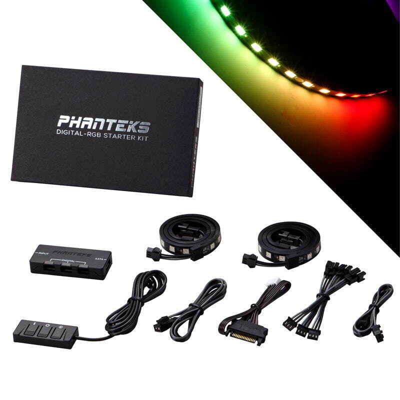 Phanteks PH-DRGB_SKT System cabinet lighting kit black black PH-DRGB_SKT