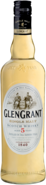 Glen Grant Single Malt Scotch Whisky  5 YO 1.0 Litro