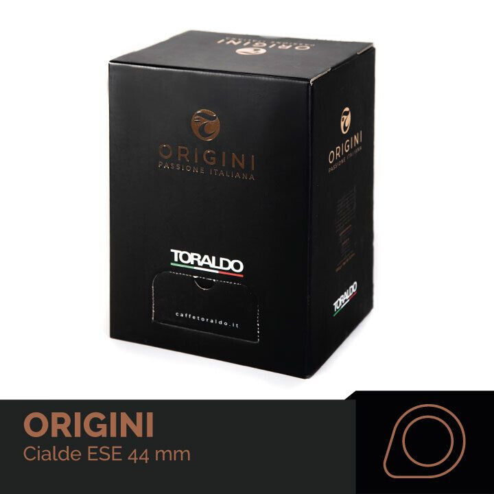 Cialde 50 Pezz TORALDO ORIGINI Cialde Box Caffè Espresso Italy SPEDIZIONE GRATIS