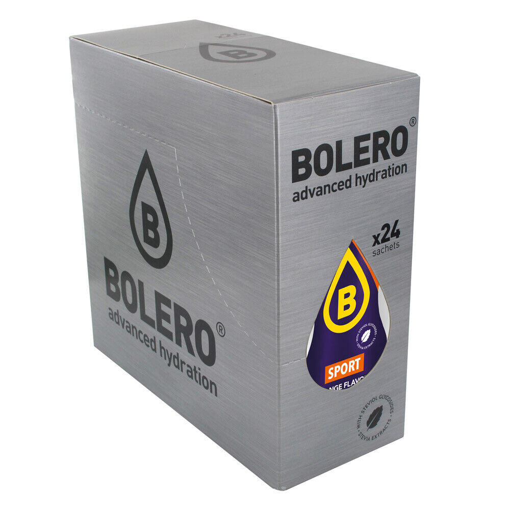 BOLERO bustine 9g - ISOTONIC SPORT ORANGE - conf 24