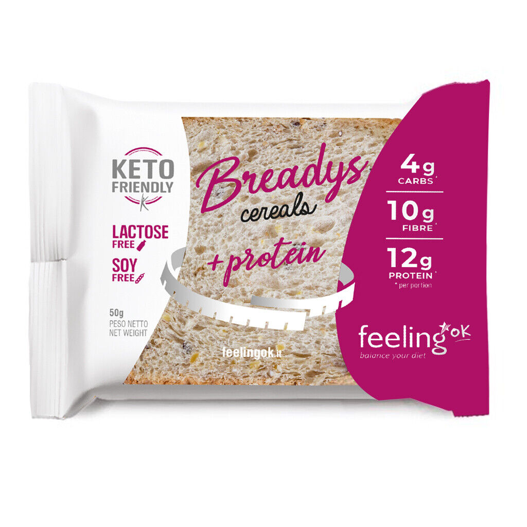 FEELING OK BREADYS + PROTEIN 50 GR Cereali