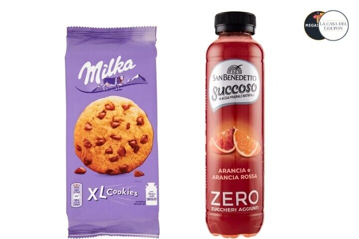 Milka XL Cookies - Biscotti Extra-Large al Cioccolato, 184g - Nuovi e Sigillati"