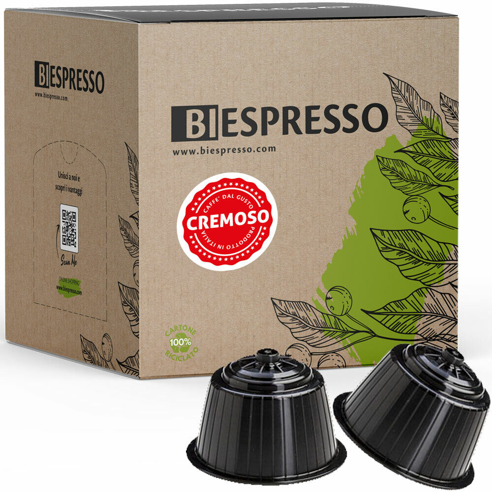 100 Capsule Cialde compatibili caffe caffe NESCAFE' DOLCE GUSTO miscela CREMOSO