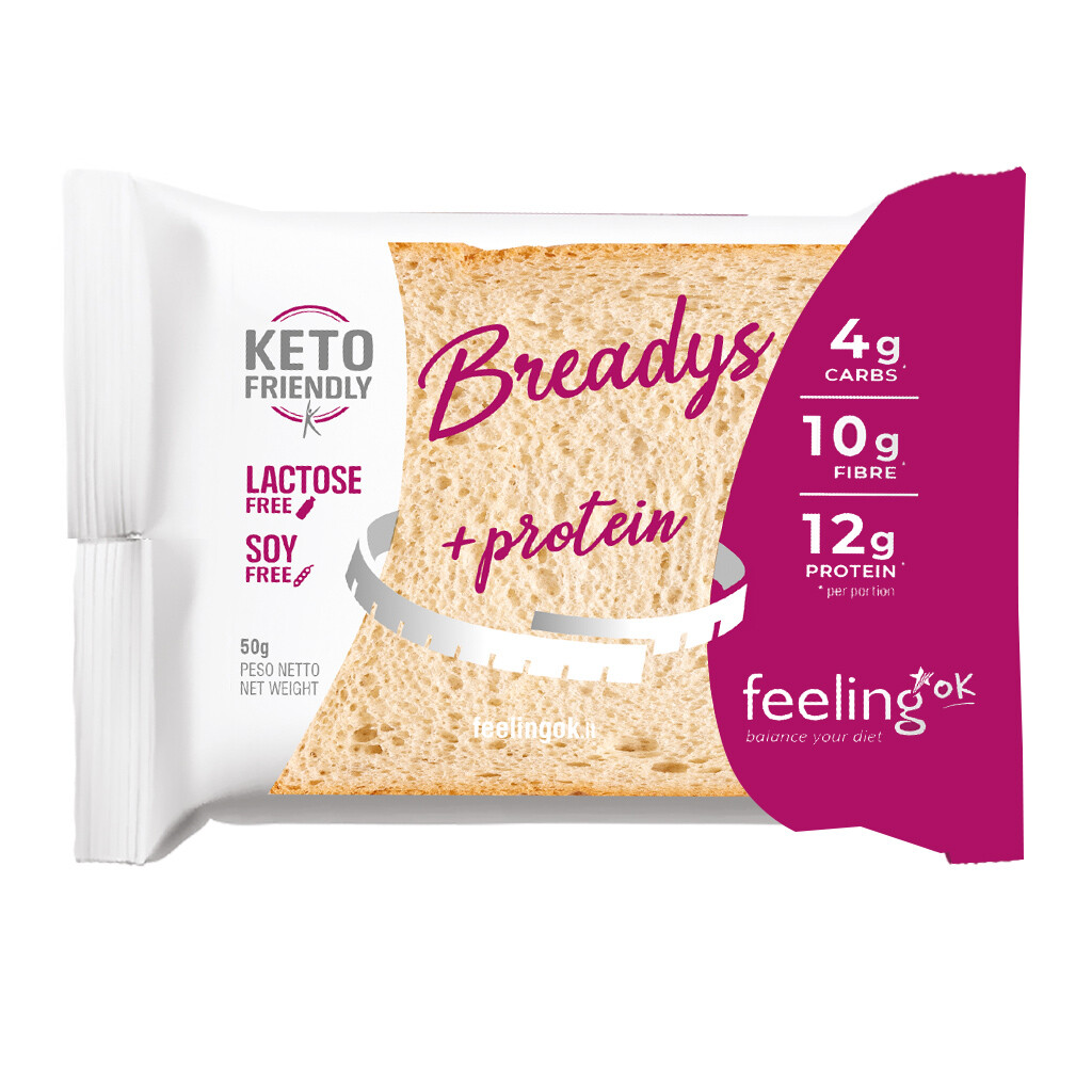 FEELING OK BREADYS + PROTEIN 50 GR Naturale