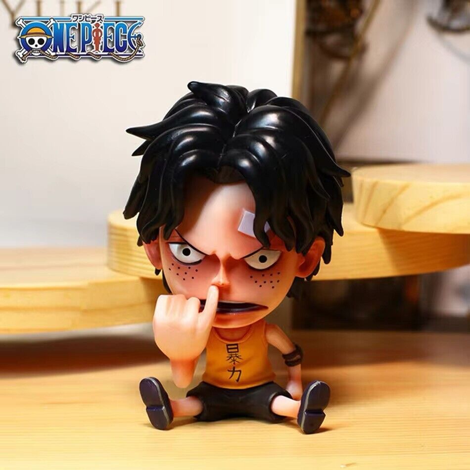 Bandai Action Figure One Piece Ace Pugno Di Fuoco Luffy Zoro