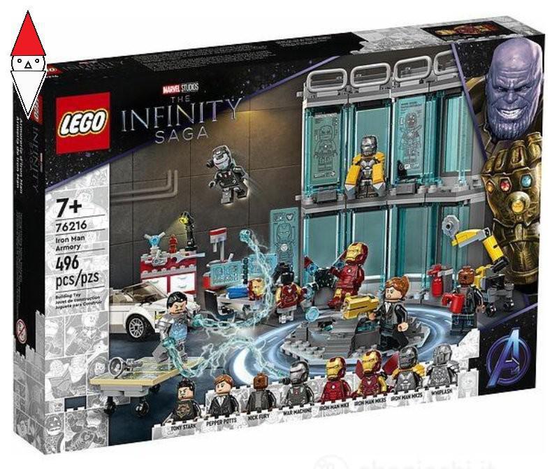 COSTRUZIONE LEGO ARMERIA DI IRON MAN